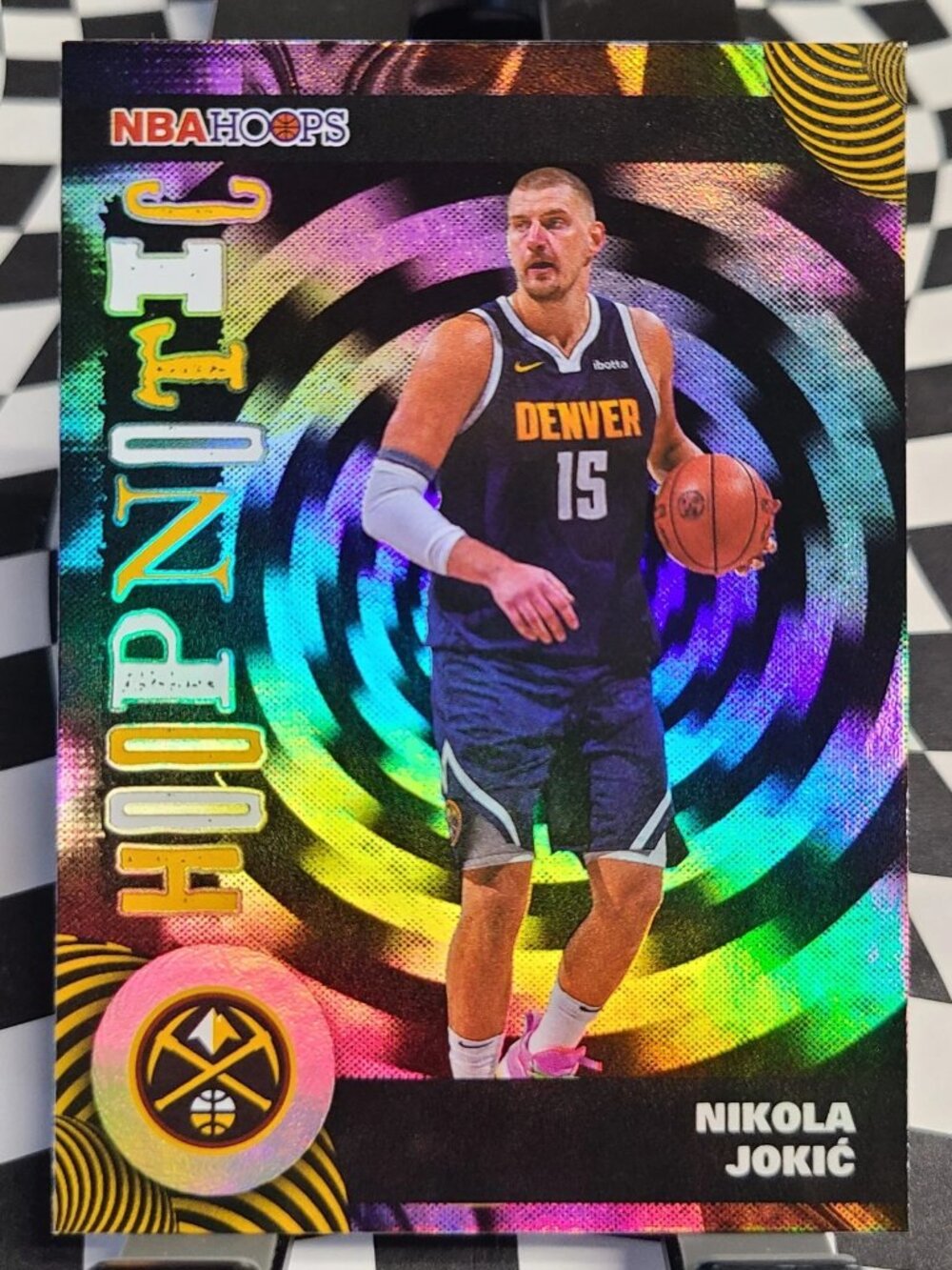 2025-26 Nikola Jokic - NBA Hoops Hoopnotic Refractor #HN-11 Nuggets CASE HIT SSP